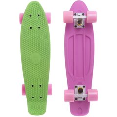 Fish Skateboards Green/Pink 22.5" - Салатовий/Рожевий 57 см Twin пенни борд (FSTT7)