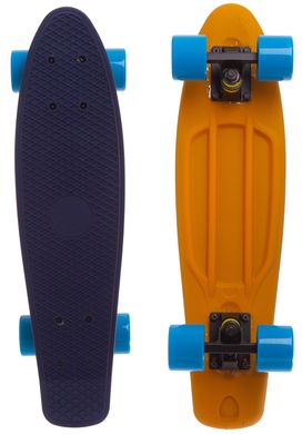 Fish Skateboards Dark-Blue 22.5" - Темно-Синий/Песочный 57 см Twin пенни борд (FSTT9)