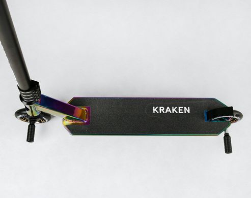 Трюковый самокат Best Scooter Kraken - Черный/Неохром 110 мм (st6571)