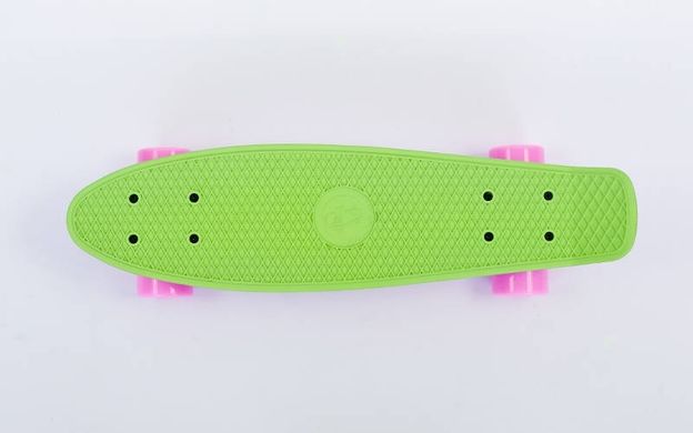 Fish Skateboards Green/Pink 22.5" - Салатовий/Рожевий 57 см Twin пенні борд (FSTT7)
