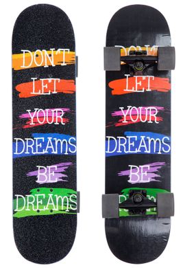 Скейтборд круизер Print Big LED - Dreams 79 см светятся колеса (sk986)