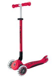 Детский самокат Globber Elite Lights Red (smj804)