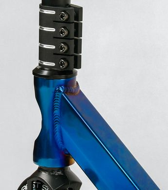 Трюковый самокат Best Scooter Kraken - Черный/Синий 110 мм (st6572)