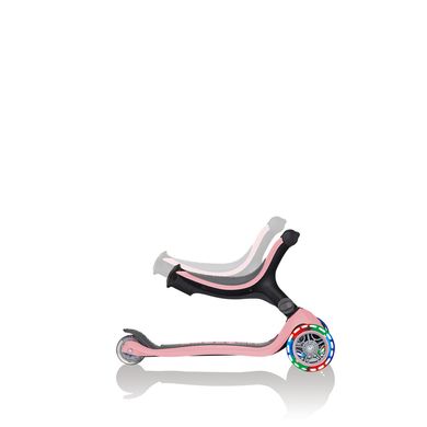 Дитячий самокат 3в1 Globber GO-UP Foldable Plus Lights Pastel Pink (smj126)