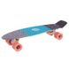 Пенні борд Fish Skateboards градієнт 22.5" - Грей 57 см (FM11)