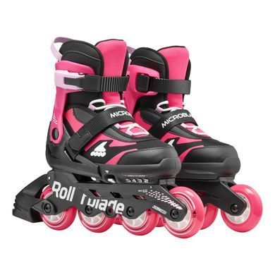 Дитячі ролики Rollerblade Microblade Black/Pink розмір 36.5-40.5 (sk166)