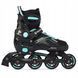 Раздвижные ролики Raven Pulse Black/Cyan размер 37-40 (zh523)