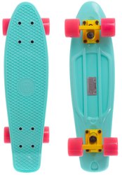 Fish Skateboards 22.5" Mint/Pink - Мятний/Рожевий пенни борд (FP6)