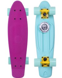 Fish Skateboards Pink/Mint 22.5" - Розово/Мятный 57 см Twin пенни борд (FSTT3)