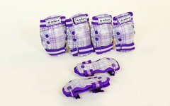 Набір захисту для роликів Candy - Фіолетовий р. M (zh716)