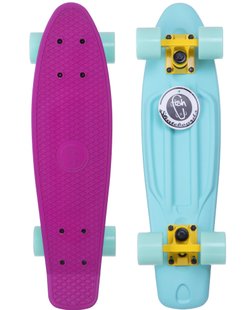 Fish Skateboards Pink/Mint 22.5" - Рожево/Мятний 57 см Twin пенні борд (FSTT3)