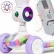 Детский самокат трансформер 2в1 Lumiloo LED White/Neo Chrome (smj931)