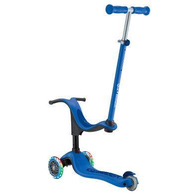 Дитячий самокат 3в1 Globber GO-UP Sporty Lights Navy Blue (smj681)