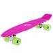 Fish Skateboards penny Pink 22" - Рожевий 57 см Світяться колеса пенни борд (FL8)