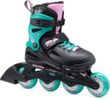 Детские ролики Rollerblade Fury Black/Sea Green размер 33-37 (sk340)