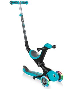 Детский самокат 5в1 Globber GO-UP Deluxe Lights Teal (smj631)