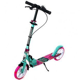 Самокат двухколесный с ручным тормозом Amigo Sport Groove New - Ментол (se9251)