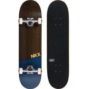 Скейтборд трюковий NKX Signature Black/Blue 8" дюймів (smj839)