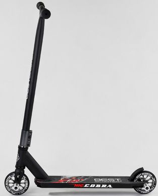 Трюковий самокат Best Scooter HIC COBRA Чорно-Билій 110 мм (st8113)