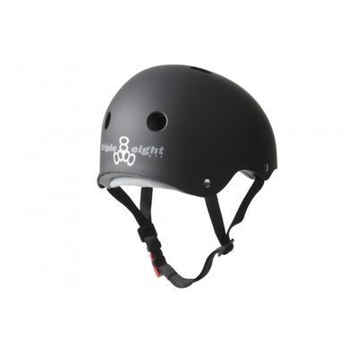 Шлем защитный Triple8 The Certified Sweatsaver - Black Rubber р. L/XL 57-60см (mt5647)