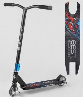 Трюковый самокат Best Scooter HIC COBRA - Серебристый 110 мм (st8114)