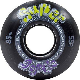 Набор колес для скейтборда Enuff Super Softie - Black 55 мм (sdi4328)