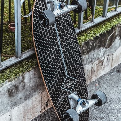 Круїзер серф-скейтборд Mindless Surf Skate Fish - Black 29.5" (lnt237881)