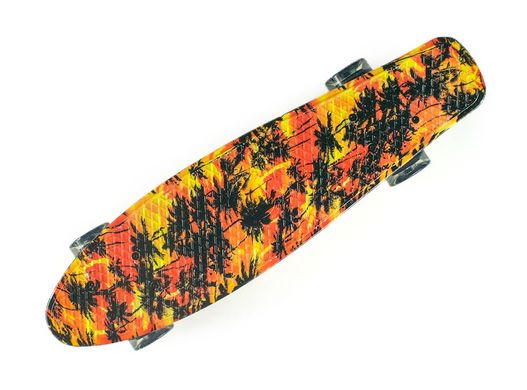 Fish Skateboards LED Dark-Palms 22.5" - Черные Пальмы 57 см