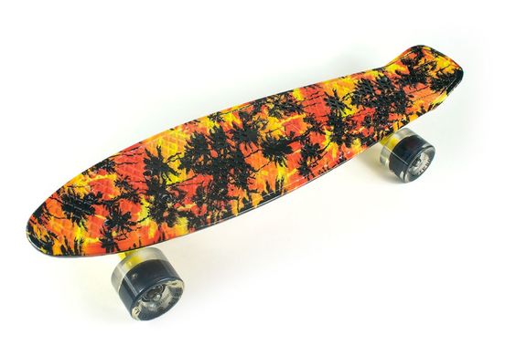 Fish Skateboards LED Dark-Palms 22.5" - Чорні Пальми 57 см