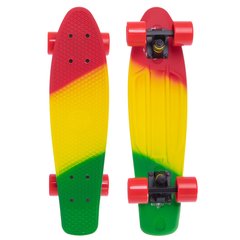 Fish Skateboards Fades Rasta 22,5" - 57 см Soft-Touch пенні борд (FSTM10)