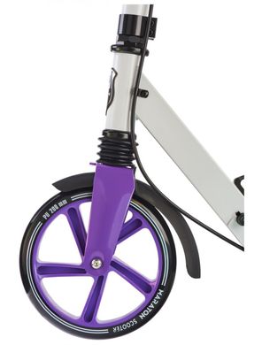 Самокат двухколесный с ручным тормозом Maraton Rider Фиолетовый (skm016)