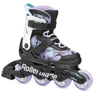 Детские ролики Rollerblade Microblade SL black-lavander 28-32 (sl101)