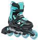 Детские ролики Rollerblade Microblade Black/Light Blue размер 33-36.5 (sk171)