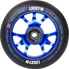 Колесо для трюкового самоката Lucky Toaster - Черный/Синий 100 мм (hw6595)