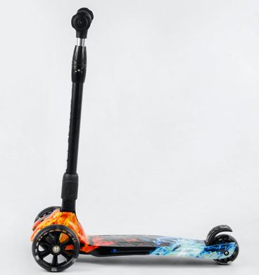Детский Трехколесный самокат Best Scooter Smart Maxi - Огонь и Лед (wo7515)