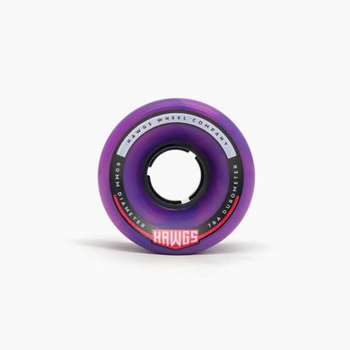 Набір коліс для круізера, лонгборда Landyachtz - Chubby Purple/Pink 60 мм (ww2722)