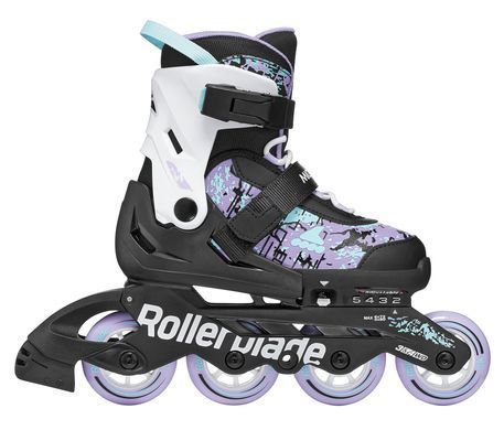 Дитячі ролики Rollerblade Microblade SL black-lavander 33-36.5 (sl102)