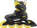 Детские ролики Rollerblade Fury Black/Yellow размер 36.5-40.5 (sk343)