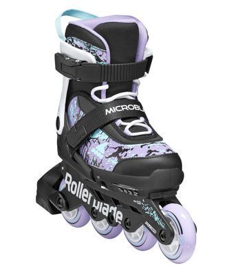 Дитячі ролики Rollerblade Microblade SL black-lavander 36.5-40.5 (sl103)