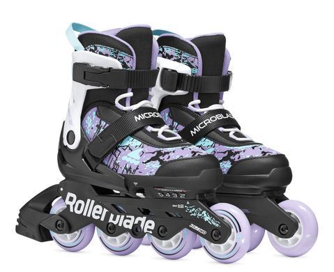 Дитячі ролики Rollerblade Microblade SL black-lavander 36.5-40.5 (sl103)