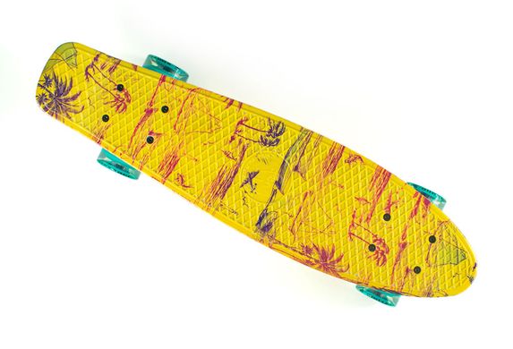 Fish Skateboards LED Print Palms 22.5 "- Пальми 57 см