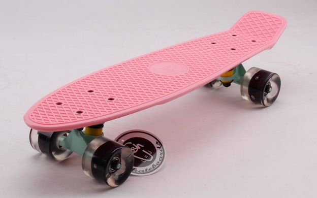 Fish Skateboards penny Rose 22" - Нежно-Розовый 57 см Светятся колеса пенни борд (FL13)
