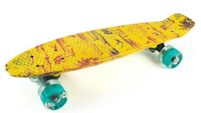 Fish Skateboards LED Print Palms 22.5 "- Пальми 57 см