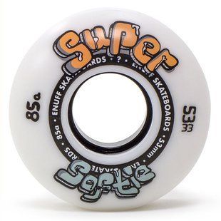 Набор колес для скейтборда Enuff Super Softie - White 58 мм (sdi4332)