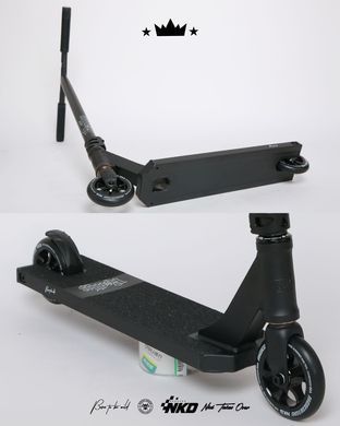 Трюковой самокат NKD Rally Stunt Scooter Black 110 мм (nkx494)