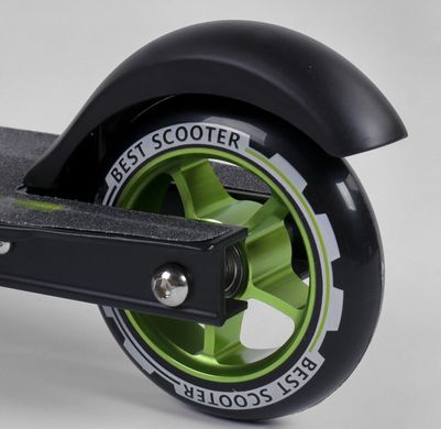 Самокат трюковий Best Scooter Techno 100 мм - Зелений (se577)
