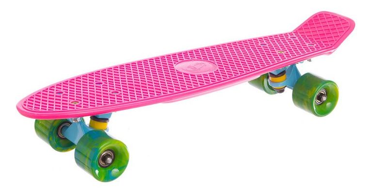 Пенни Борд Fish Skateboard 22.5" Розовый/Swirl 57см (FC18)