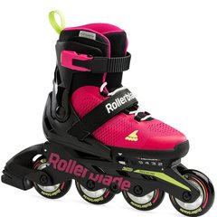 Дитячі ролики RollerBlade MicroBlade Pink/Green розмір 33-36.5 (sk239)