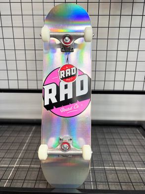 Скейтборд RAD Logo Progressive Complete Holographic 8" Дюймов (cr2326)