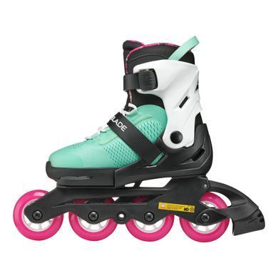 Дитячі ролики Rollerblade Microblade XT Black/Sea Green розмір 33-36.5 (sk180)